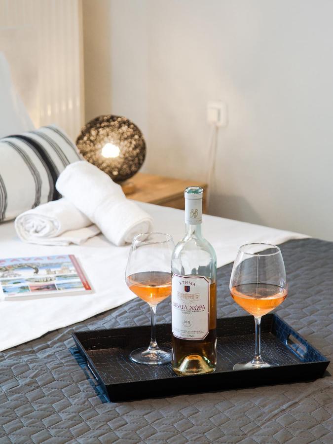 Kamares Loft Apartment Kavála ภายนอก รูปภาพ